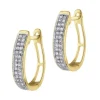 Apart Kolczyki z żółtego złota z diamentami - 0,19 ct - próba 585< Wszystkie
