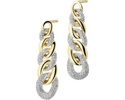 Apart Kolczyki z żółtego złota z diamentami - 0,50 ct - próba 585< Kolczyki Z Diamentami
