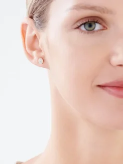 Apart Kolczyki z żółtego złota z diamentami - 0,10 ct - próba 585< Wszystkie