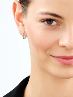 Apart Kolczyki z żółtego złota z diamentami - koła - 0,05 ct - próba 585< Wszystkie