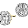 Apart Kolczyki z żółtego złota z diamentami - 1,06 ct - próba 585< Kolczyki Z Diamentami