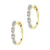 Hot Apart Kolczyki z żółtego złota z diamentami - 0,15 ct - próba 585