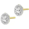 Apart Kolczyki z żółtego złota z diamentami - 0,30 ct - próba 585< Kolczyki Z Diamentami