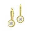 Sale Apart Kolczyki z żółtego złota z diamentami - 0,33 ct - próba 585