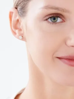 Apart Kolczyki z żółtego złota z diamentami - serca - 0,27 ct - próba 585< Wszystkie