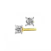 Apart Kolczyki z żółtego złota z diamentami - 0,006 ct - próba 375< Wszystkie