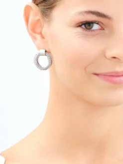 Sale Elixa Kolczyki ze stali szlachetnej - koła