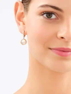Artelioni Kolczyki ze stali szlachetnej z cyrkoniami i szklanymi detalami - motyle< Wszystkie