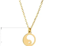 Best Apart Naszyjnik srebrny - yin yang