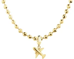 Best Apart Naszyjnik srebrny new charms - zestaw - samolot