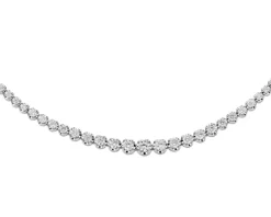 Apart Naszyjnik z białego złota z brylantami - 45 cm - 5,25 ct - próba 750