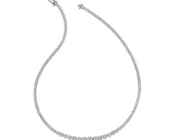 Apart Naszyjnik z białego złota z brylantami - 43 cm - 10,00 ct - próba 750< Wszystkie