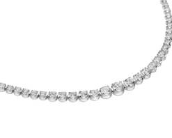 Apart Naszyjnik z białego złota z brylantami - 43 cm - 10,00 ct - próba 750< Wszystkie