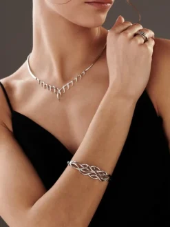Apart Naszyjnik z białego złota z brylantami - 0,27 ct - próba 750< Naszyjniki
