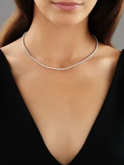 Best Apart Naszyjnik z białego złota z brylantami - 43 cm - 2,26 ct - próba 750