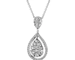 Apart Naszyjnik z białego złota z brylantami - 1,43 ct - próba 585< Naszyjniki