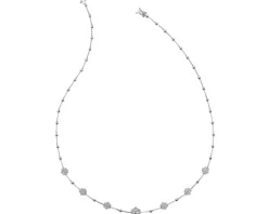 Best Apart Naszyjnik z białego złota z brylantami - 45 cm - 1,03 ct - próba 585