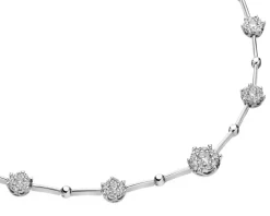 Best Apart Naszyjnik z białego złota z brylantami - 45 cm - 1,03 ct - próba 585