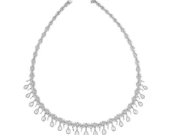Sale Apart Naszyjnik z białego złota z diamentami - 11,81 ct - próba 750