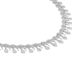Sale Apart Naszyjnik z białego złota z diamentami - 11,81 ct - próba 750