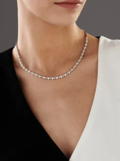 Online Apart Naszyjnik z białego złota z brylantami - 43 cm, - 1,82 ct - próba 585