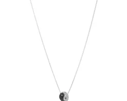 Apart Naszyjnik z białego złota z brylantami - yin yang - 0,16 ct - próba 585< Naszyjniki