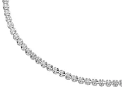Apart Naszyjnik z białego złota z brylantami - 43 cm, - 0,80 ct - próba 585< Naszyjniki