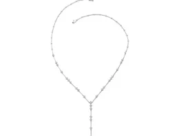 Apart Naszyjnik z białego złota z brylantami - 42 cm - 1,55 ct - próba 750< Naszyjniki