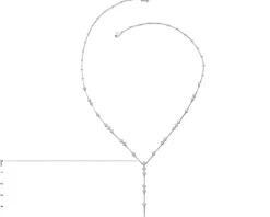 Apart Naszyjnik z białego złota z brylantami - 42 cm - 1,55 ct - próba 750< Naszyjniki
