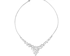Sale Apart Naszyjnik z białego złota z brylantami - 3,00 ct - próba 585