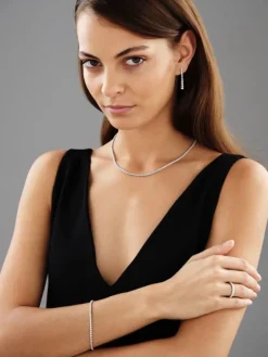 Best Apart Naszyjnik z białego złota z brylantami - 45 cm - 2,37 ct - próba 750