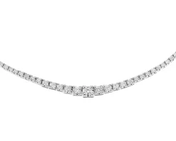Apart Naszyjnik z białego złota z brylantami - 43 cm - 3,52 ct - próba 750