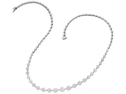 Apart Naszyjnik z białego złota z brylantami - 3,97 ct - próba 585< Naszyjniki