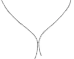 Best Apart Naszyjnik z białego złota z brylantami - 43 cm - 0,84 ct - próba 585