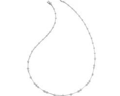 Apart Naszyjnik z białego złota z brylantami - 45 cm - 1,12 ct - próba 750< Naszyjniki