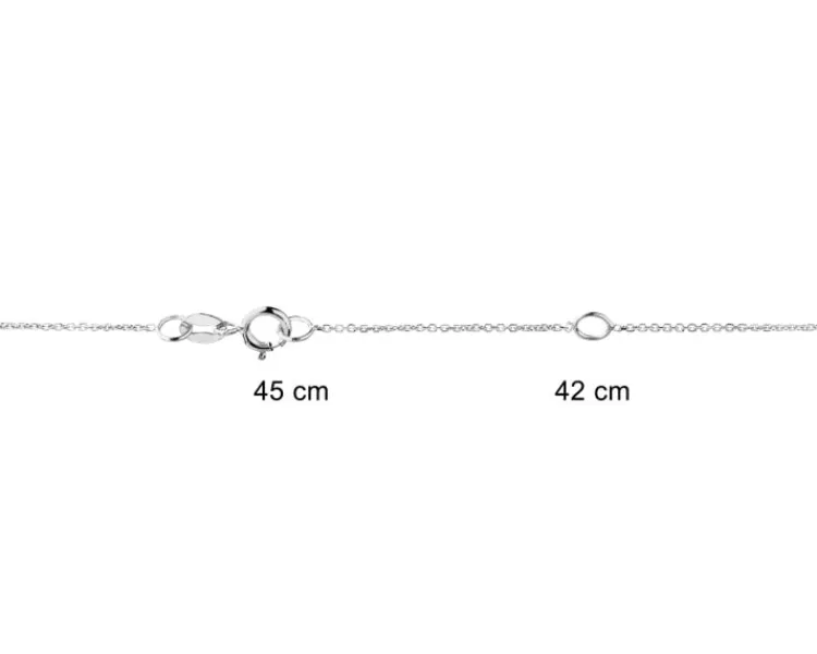 Apart Naszyjnik z białego złota z brylantami - 0,49 ct - próba 585< Naszyjniki