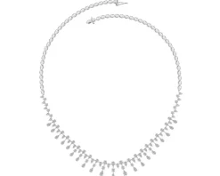 Clearance Apart Naszyjnik z białego złota z brylantami - 4,79 ct - próba 750