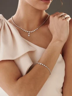 Sale Apart Naszyjnik z białego złota z brylantami - 1,91 ct - próba 585