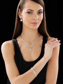 Apart Naszyjnik z białego złota z diamentami - 2,49 ct - próba 750< Naszyjniki