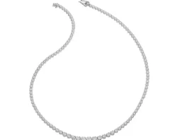 Online Apart Naszyjnik z białego złota z brylantami - 43 cm - 6,73 ct - próba 750