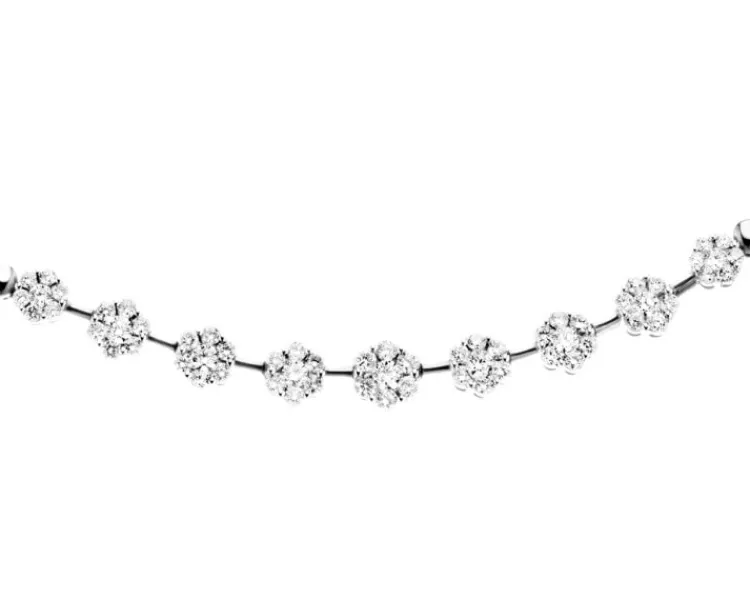 Apart Naszyjnik z białego złota z brylantami - 1,16 ct - próba 585< Naszyjniki