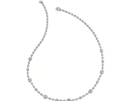 New Apart Naszyjnik z białego złota z brylantami - 42 cm - 5,00 ct - próba 750