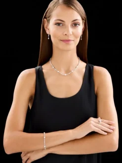 New Apart Naszyjnik z białego złota z brylantami - 42 cm - 5,00 ct - próba 750