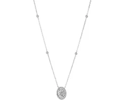 Apart Naszyjnik z białego złota z diamentami - 0,56 ct - próba 585< Naszyjniki