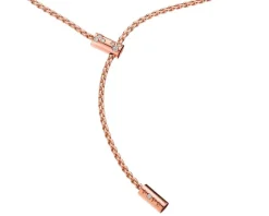 Sale Fope Naszyjnik z różowego złota z brylantami - 0,11 ct - próba 750