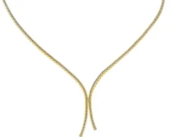 Apart Naszyjnik z żółtego złota z brylantami - 43 cm - 0,84 ct - próba 585< Naszyjniki