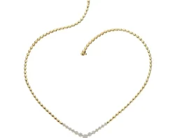Apart Naszyjnik z żółtego złota z brylantami - 0,85 ct - próba 585< Naszyjniki