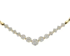 Apart Naszyjnik z żółtego złota z brylantami - 0,85 ct - próba 585< Naszyjniki