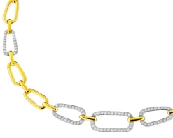 Apart Naszyjnik z żółtego złota z brylantami - 1,32 ct - próba 585< Naszyjniki