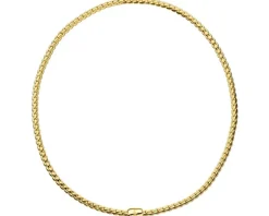 Fope Naszyjnik z żółtego złota z brylantem - 43 cm - 0,01 ct - próba 750< Wszystkie
